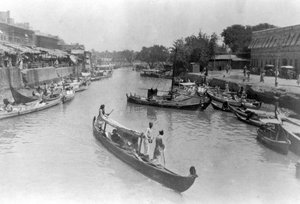 Ashar Creek, Basra, Irák, 1917 od Unbekannt
