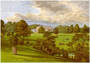 Ashcombe Park, Staffordshire, domov rodiny Sneyd, c1880 od Unbekannt