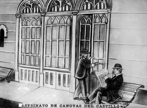 Atentát na Antonia Canovas del Castillo, 1897 od Unbekannt