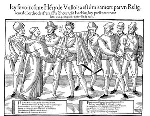 Atentát na Jindřicha III., francouzského krále, 1589 1589-1590 od Unbekannt