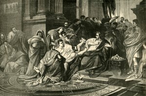 Atentát na Julia Caesara, 1890. od Unbekannt
