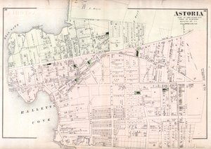 Astoria, část Long Island City, Town of Newtown, Queens, Co. L.I od Unbekannt