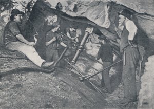 Při práci ve viktoriánském zlatém dole, 1923. od Unbekannt