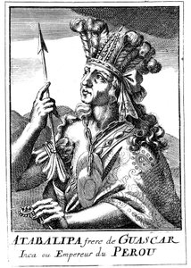 Atahualpa d1553, poslední peruánský císař Inků, 1686 od Unbekannt