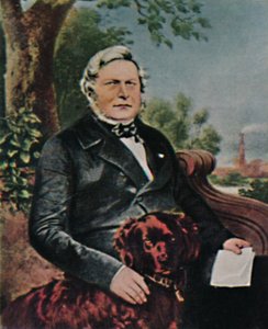 August Borsig 1804-1854. - Gemälde von Krüger, 1934. od Unbekannt