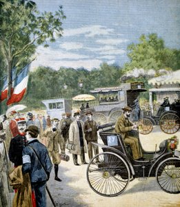 Test spolehlivosti automobilů mezi Paříží a Rouenem, sponzorovaný Le Petit Journal, 1894 od Unbekannt