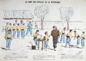 Na žákovském táboře republiky, 1871. od Unbekannt