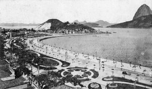 Avenida Beira-Mar, Botafogo, Rio de Janeiro, počátek 20. století od Unbekannt