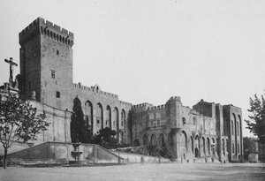 Avignon - Papežský palác, c1925 od Unbekannt