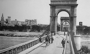 Avignon - Visutý most, c1925 od Unbekannt