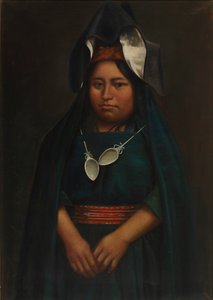 Aymarská dívka, ca. 1890-1892. od Unbekannt