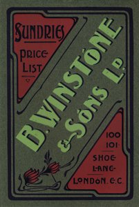 Reklama B. Winstone & Sons Ltd., 1907 od Unbekannt