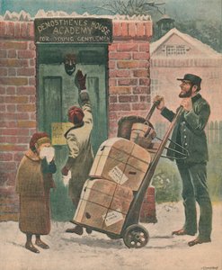 Zpátky do školy, 1895. od Unbekannt