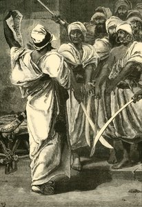 Bagaeus předává svá poselství perské gardě, 1890. od Unbekannt