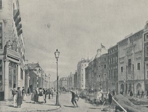 Balóny nad Piccadilly, 1842, 1920 od Unbekannt