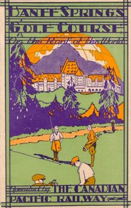 Golfové hřiště Banff Springs, scorecard, c1925 od Unbekannt