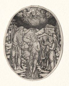 Křest Krista, 1400s. od Unbekannt