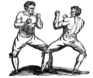 Boxerský box, c18. století od Unbekannt