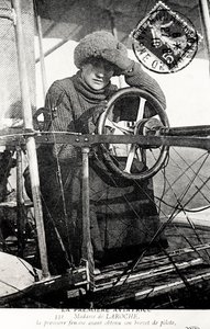 Baronka Raymonde Delaroche, francouzský letec, 1909 od Unbekannt