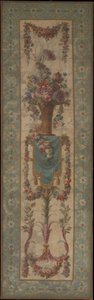 Košík květin s girlandami, 1770-90. od Unbekannt