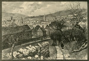 Bath, z Beechen Cliff, 1898. od Unbekannt