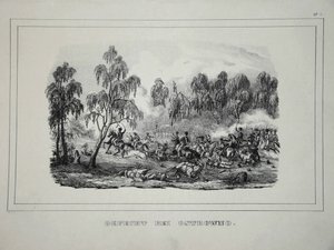 Bitva mezi ruskými jednotkami a francouzskou jízdou u Ostrovna 25.-26. července 1812 od Unbekannt