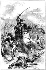Bitva u Buena Vista, Mexiko, 1847 c1880 od Unbekannt