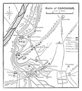 Bitva o Kandahár: Plán, 1902 od Unbekannt
