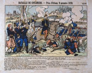 Bitva u Coulmiers, francouzsko-pruská válka, 9. listopadu 1870 od Unbekannt