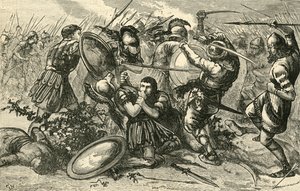 Bitva u Cunaxy, 1890. od Unbekannt