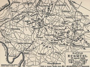 Bitva u Eckmühlu, 22. dubna 1809, 1896. od Unbekannt