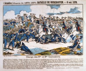 Bitva u Reichshoffenu, francouzsko-pruská válka, 6. srpna 1870 od Unbekannt