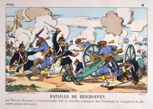 Bitva u Reichshoffenu, francouzsko-pruská válka, 6. srpna 1870 od Unbekannt