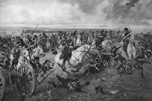 Bitva u Waterloo, 1815 od Unbekannt