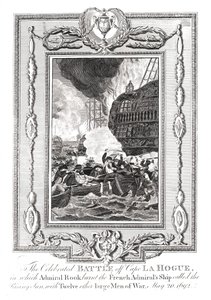 Bitva u Cape LaHogue, 1692 od Unbekannt