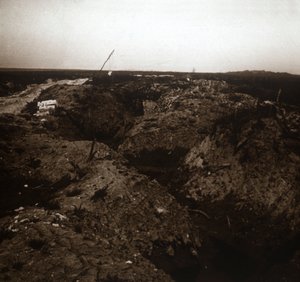 Battlefield, Craonne, severní Francie, c1914-c1918 od Unbekannt