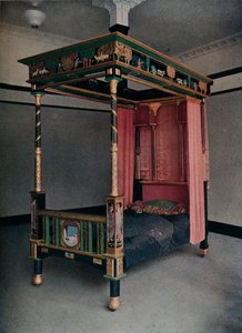 Postel vyzdobená Jessie Bayes, c1913 od Unbekannt