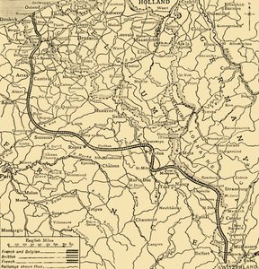 Belgické, britské a francouzské pozice, první světová válka, 1915, c1920. od Unbekannt