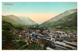 Bellinzona, Švýcarsko, začátek 20. století od Unbekannt