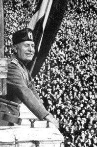 Benito Mussolini 1883-1945, italský fašistický diktátor od Unbekannt