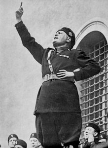 Benito Mussolini, italský fašistický diktátor, c1930 od Unbekannt