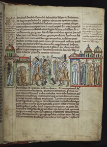 Bernard z Clairvaux posílající mnichy do dceřiných domů, cisterciáčtí mniši, 1249-1250. od Unbekannt