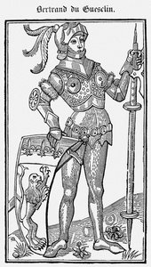 Bertrand du Guesclin z Knihy skutků sira Bertranda du Guesclin, 1487 od Unbekannt
