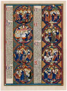 Biblické scény, konec 13. století od Unbekannt