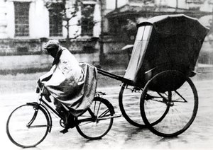 Cyklistické taxi, Němci okupovaná Paříž, 1940-1944 od Unbekannt