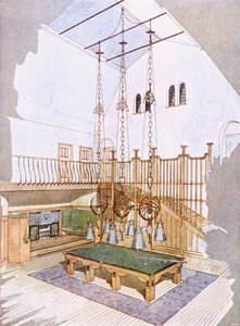 Billiard Room, navržený Georgem Waltonem, z 