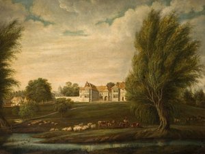 Birdingbury Hall, Warwickshire, 1800. od Unbekannt