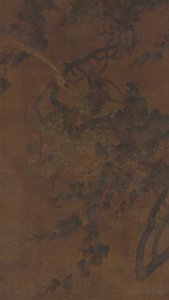 Ptáci, vinná réva a květiny, dynastie Ming, 1368-1644. od Unbekannt