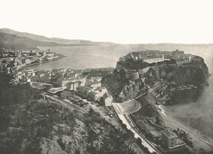 Pohled z ptačí perspektivy, Monte Carlo, Monako, 1895. od Unbekannt