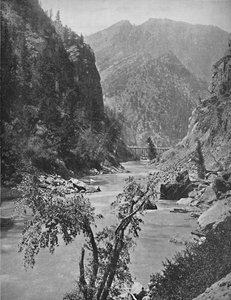 Black Canyon of the Gunnison, Col., c1897. od Unbekannt